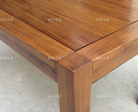 綠林木語(yǔ)品牌家具柚木餐桌全實(shí)木餐臺(tái)